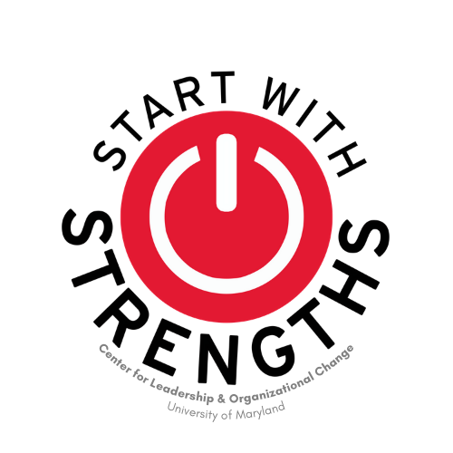 UMD Start with Strengths Logo